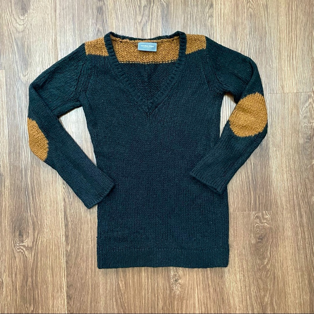 Wooden ships wool and mohair sweater